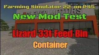 FS22    Lizard 33t Feed Bin   New Mod for Apr 14