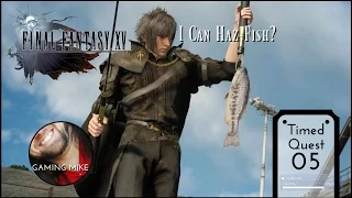 How to Find and Complete Timed Quest: FISHING - Final Fantasy XV [ps4 720p60]
