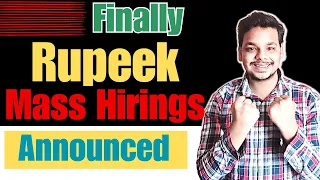 Finally Rupeek Biggest Hiring Announcements | Rupeek Elevate , Technocrat Hiring Drive | OFF Campus