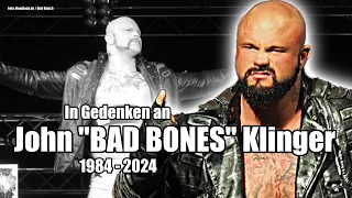 John "Bad Bones" Klinger - Erinnerungen an die verstorbene, deutsche Wrestling-Legende