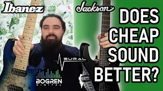 Cheap vs Expensive Guitar BATTLE! Ibanez vs Jackson