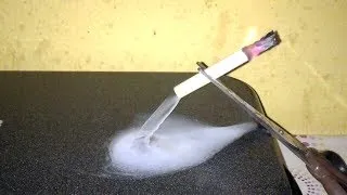 Smoke Waterfall With Sticky Notes