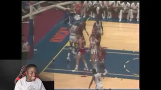 MICHAEL JORDAN DEFENSE HIGHLIGHTS REACTION! (Best defender ever!?!)