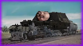 RARE German Armored Train Footage Colorized | War Thunder Ferdinand