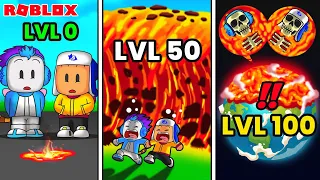 BABY DEL DAN MOCIL BERTAHAN DARI TSUNAMI LEVEL 100 DI ROBLOX!!!