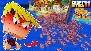 1000 BOOTE am SPAWN! Hugo FAILED GRANDIOS dieses Jahr! - Minecraft Craft Attack 11 #06