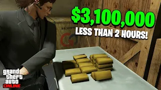 DO THIS NOW! $3,100,000 IN UNDER 2 HOURS! GTA Online Weekly Money Guide