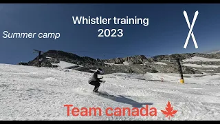 Whistler summer training 2023 - Mogul skiing