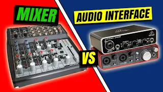 USB Audio Interface vs Mixer - What’s the Difference?