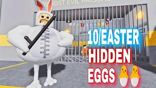 BARRY'S PRISON RUN: (EASTER HOLIDAY!) (OBBY) -Find 10 Hidden EASTER Egg Roblox Gameplay Walkthrough