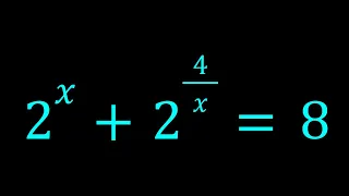 Solving An Exponential Equation From Romania | Math Olympiads