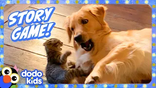 Play The Animal Story Game! What Will This Dog Do Next? | Dodo Kids | Games For Kids