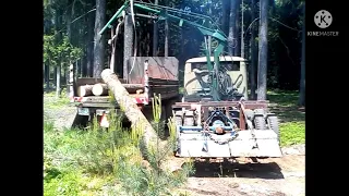 Praga V3S, práce v lese a na poli