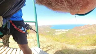 Massive Zip Line in Costa Rica 360 Video