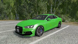 BeamNG.drive - Audi RS 5 Coupe 2019 - Car Show Test Drive Crash . 4K 60fps.