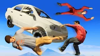 SMASH THE CRAZY RUNNERS! (GTA 5 Funny Moments)