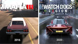 Watch dogs legion vs Mafia III - physics and details