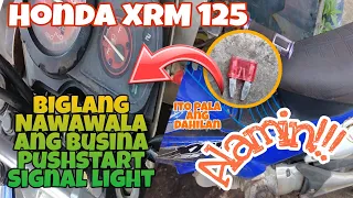 Honda XRM 125 Biglang Nawala ang Dispaly sa Dashboard, Pushstart, Busina at Signalight Ayaw Gumana.