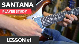 How To Play Like Santana [Santana Course Lesson 1] Fast Pentatonic Soloing