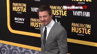 Jeremy Renner has fun with screaming Photogs at 'American Hustle' New York premiere