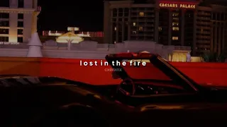 gesaffelstein & the weeknd - lost in the fire (slowed + reverb)