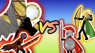 Stick War 3 - Final Boss Lunarclops And General Wrathnar Vs Generals Atreyos And Kytchu Epic Battle