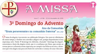 Santa Missa - 3º Domingo do Advento - Ano da Comunhão - 12/12/2021 - 08:30h