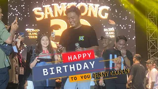 DENNY CAKNAN LIVE KONSER AT RESOUNDANSI CIBINONG BOGOR - DAPAT SURPRISE ULANG TAHUN DARI SANG ISTRI