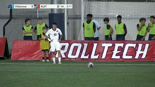 NJIT Men's Soccer Highlights vs. Villanova | 8.31.23