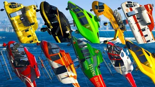 GTA V: Every Helicopters Sinking to Underwater Best Extreme Longer Crash and Fail Compilation