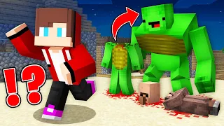 Mikey TURNED into a MUTANT ZOMBIE! JJ WANTS TO SAVE Mikey in Minecraft Maizen