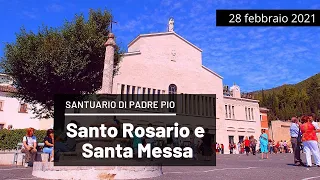 🔴 Santo Rosario e Santa Messa - 28 febbraio 2021 - padre Franco Moscone