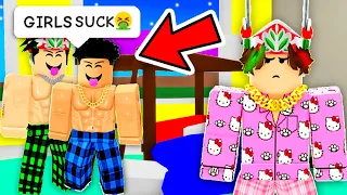 Bella Goes UNDERCOVER at a BOYS ONLY SLEEPOVER! (Brookhaven RP)