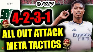 🚨Best 4231 Ultra Attacking Meta Tactics to Win More Games (Elite Division) on FC 24 TOTS