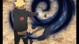 Momoshiki takes over Boruto's Body and attack Naruto