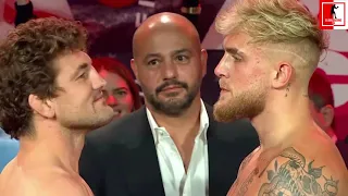 JAKE PAUL VS. BEN ASKREN WEIGH IN & FACE OFF