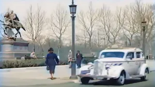 New York 1930s in Color! [60fps,Remastered] w/sound design added
