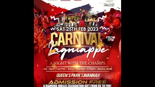PanTrinbago Carnival Lagniappe, Champs in concert Live!