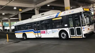 Bee-Line Bus NABI 40LFW HEV Route 14 To Cortlandt Town CTR #207 White Plains Bus Terminal Hybrid BUS