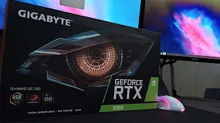 unboxing gigabyte 3060 gaming oc | chiko