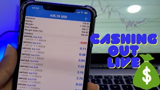 Cashing Out Live on a Small Account| ICMarkets withdrawal