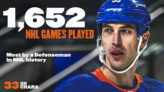 Islanders Congratulate Chara On 1,652 Games