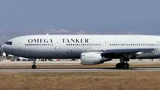 JT9D Engines Spool Up OMEGA TANKER DC 10-40, N974VV Takeoff