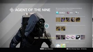 Idle Dialogue | Xûr: "This is the Nine" | Destiny