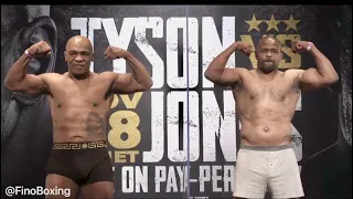 WOW! MIKE TYSON & ROY JONES JR RIPPED • COMPLETE WEIGH IN & FACE OFF