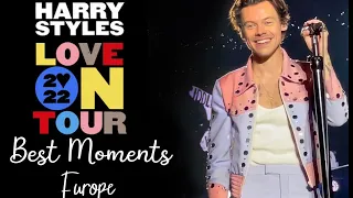 Harry Styles love on tour Europe best moments 2022 💚