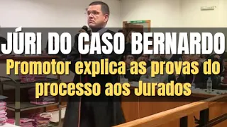 🔴 Júri Caso Bernardo: Promotor de Justiça explica as provas aos jurados no Tribunal do Júri
