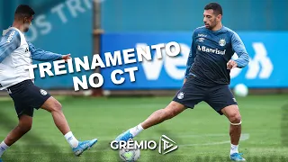 Último treino antes do Corinthians e golaço do artilheiro | GrêmioTV