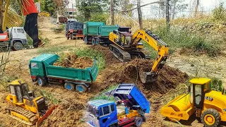 Amazing Construction RC Remote control Excavator Cat Car truck Hyundai Trago and Dozer Komatsu Ep12