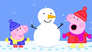 Peppa Pig in Hindi - Snow - Barf - Hindi Cartoons for Kids